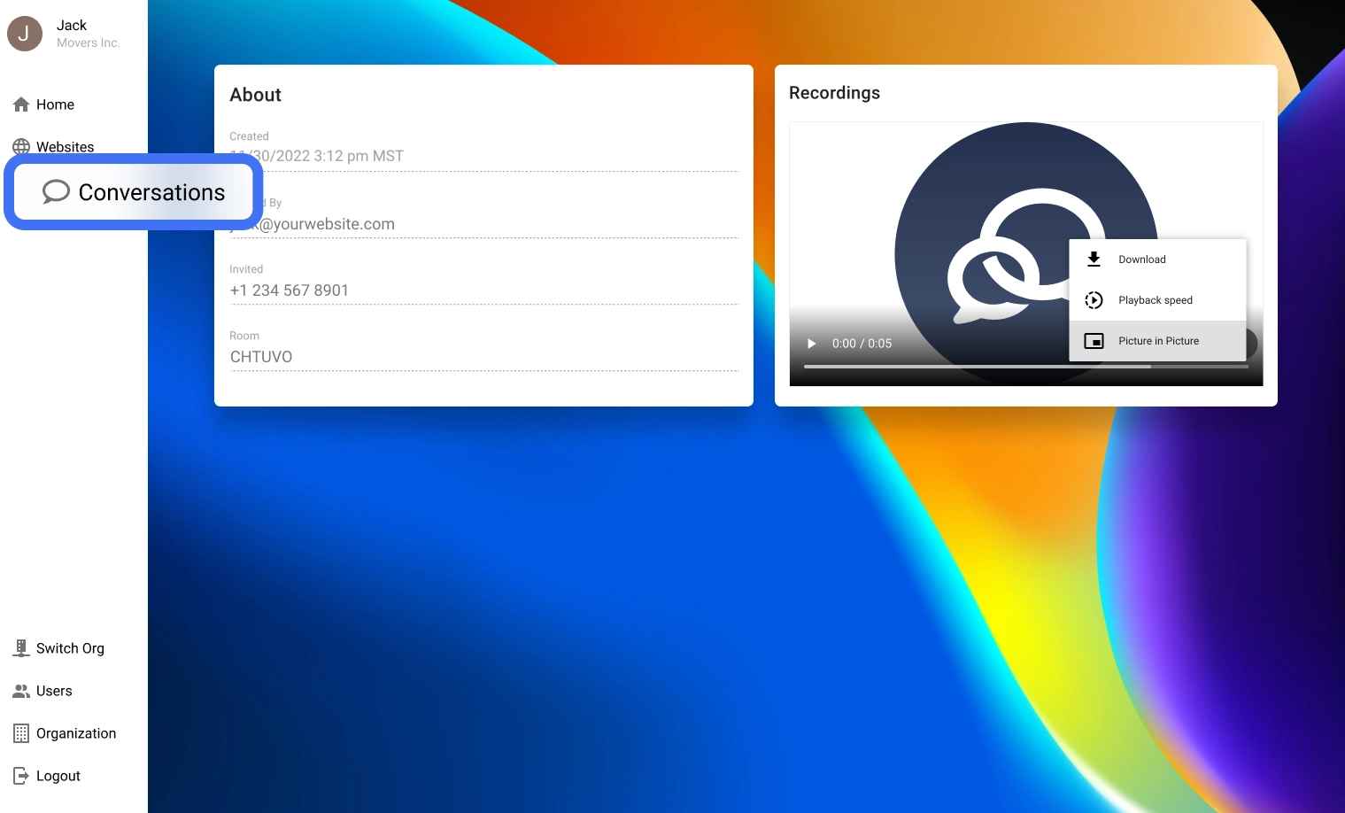 liveswitch-supbubble-virtual-estimates-dashboard-recordings