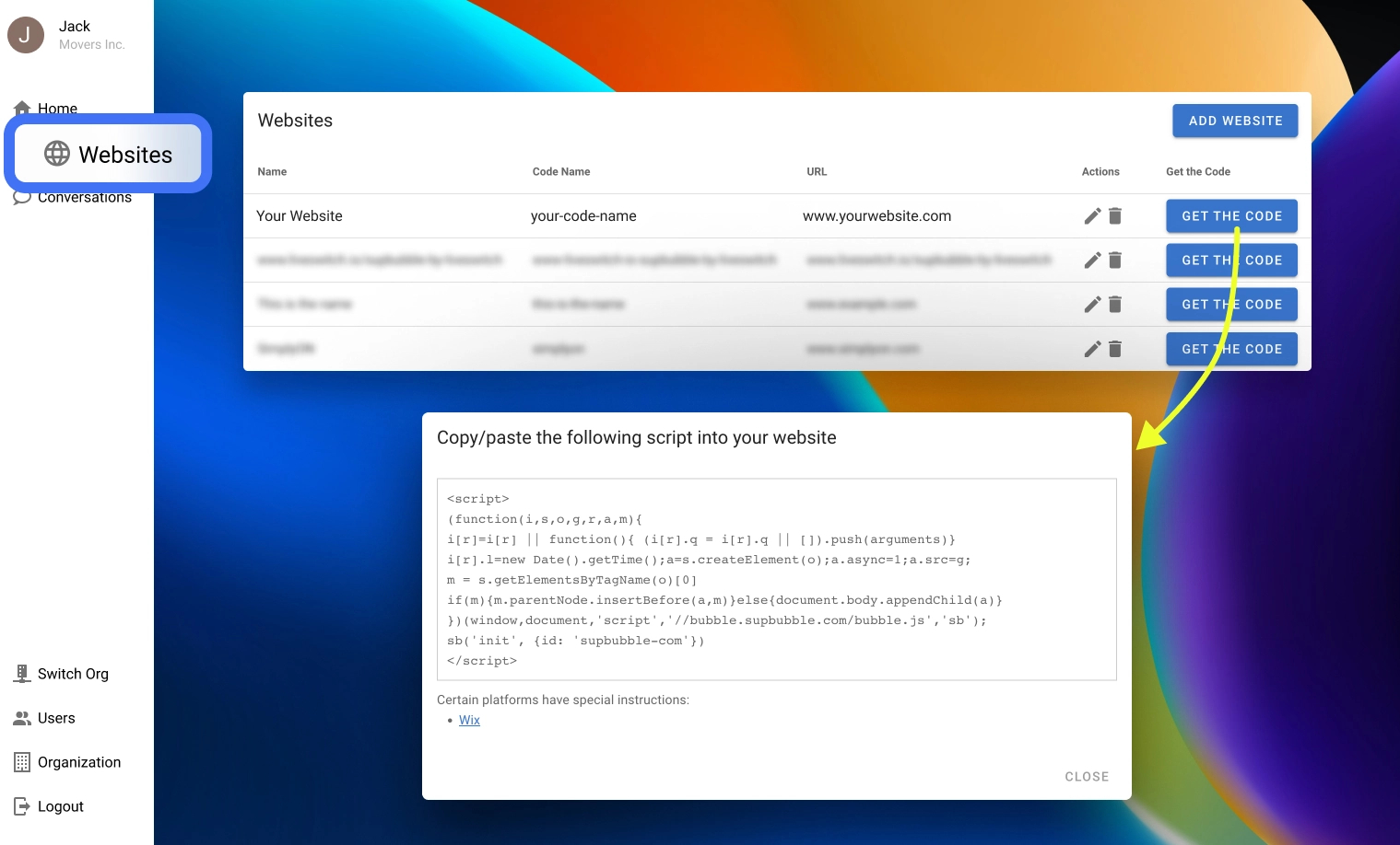 liveswitch-supbubble-virtual-estimates-dashboard-websites
